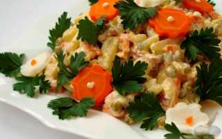 Легкий и быстрый салат рецепт с фото пошагово
