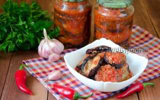 Рецепт салата из баклажанов вкусный на зиму