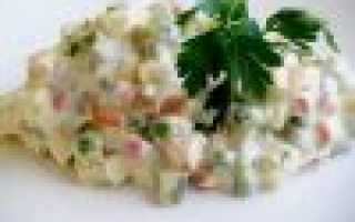 Салат зимний классический рецепт с колбасой с фото пошагово