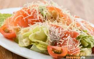 Цезарь салат рецепт с рыбой и сухариками