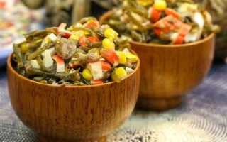 Салат с крабовыми палочками и кукурузой рецепт