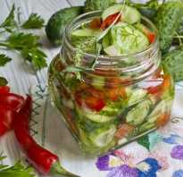 Заготовка салат из огурцов и помидоров рецепт