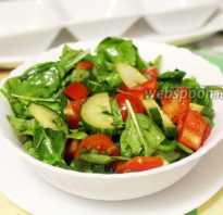 Простые овощные салаты рецепты