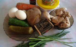 Салат пенек рецепт с фото пошаговый с блинами