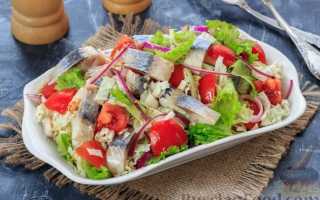Рецепт салатов с рыбой
