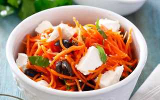 Салат морковь с чесноком рецепт