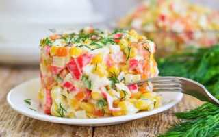 Рецепт крабовых палочек салат