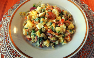 Вкусный салат с грибами рецепт с фото