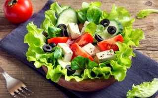 Греческий салат рецепт классический калорийность сколько