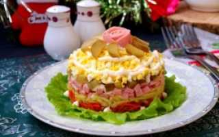 Слоеные салаты рецепты с фото простые и вкусные и недорогие популярные