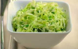 Рецепт вкусного салата из свежей капусты