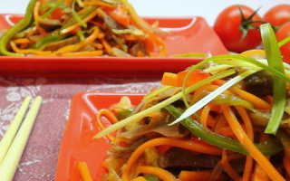 Рецепт салаты с корейской морковкой