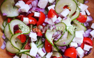 Греческий салат рецепт с фетой