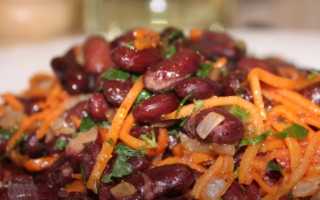 Салат с красной фасолью классический рецепт