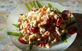 Салат с тунцом и болгарским перцем рецепт