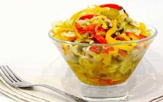 Салат из огурцов и перца без стерилизации на зиму рецепты