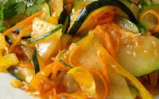 Салат из кабачков без стерилизации на зиму рецепт с фото