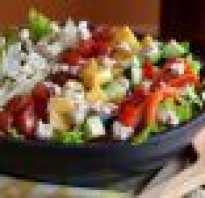 Греческий салат ингредиенты рецепт
