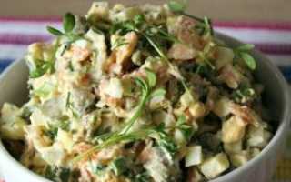 Рыбный салат из отварной рыбы с картошкой рецепт классический