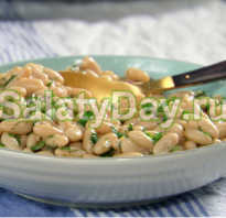 Рецепты салатов с консервированной фасолью с фото