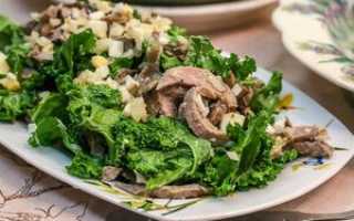 Рецепты салатов простых и вкусных с грибами