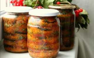 Консервация салатов из баклажанов на зиму рецепты
