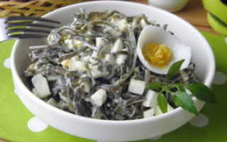 Рецепт салата из морской капусты простой