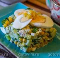 Салат из кукурузы и курицы рецепт с фото