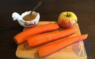 Салат из моркови и яблока со сметаной рецепт