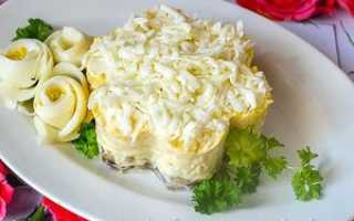 Рецепты салатов из грибов и курицы и сыра