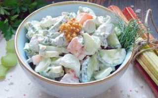 Рецепт легкий овощной салат