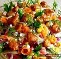 Салат рыжик с грибами рецепт с фото