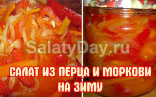 Салаты из болгарского перца на зиму рецепты с фото пошагово
