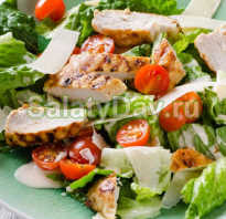 Диетический салат с курицей рецепт