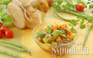 Салат из кабачков и фасолью на зиму рецепты с фото