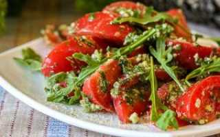 Салат из помидоров рецепт с фото