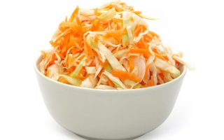 Салат из свежей капусты и моркови рецепт без уксуса