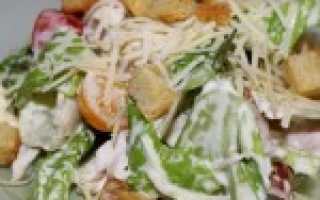Рецепты салатов с сухариками с фото простые и вкусные