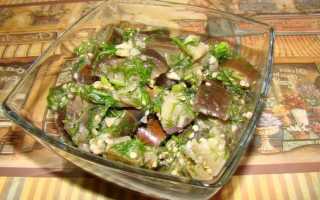 Рецепт салата из баклажан как грибочки