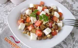 Салат из баклажан рецепты с фото простые и вкусные