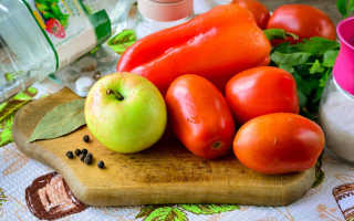 Рецепты салатов с яблоками на зиму