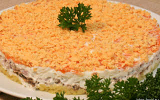 Салат мимоза рецепт классический рецепт со шпротами
