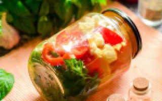 Салат из капусты на зиму рецепт с фото пошагово