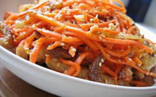 Салат из моркови и мяса рецепт